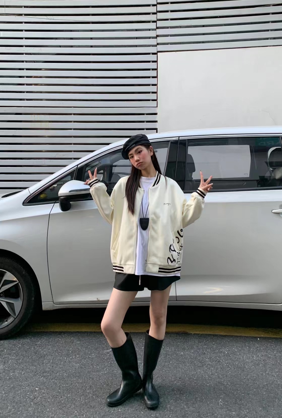 潮牌复古美式棒球服女年春季新款宽松慵懒风休闲夹克上衣外套